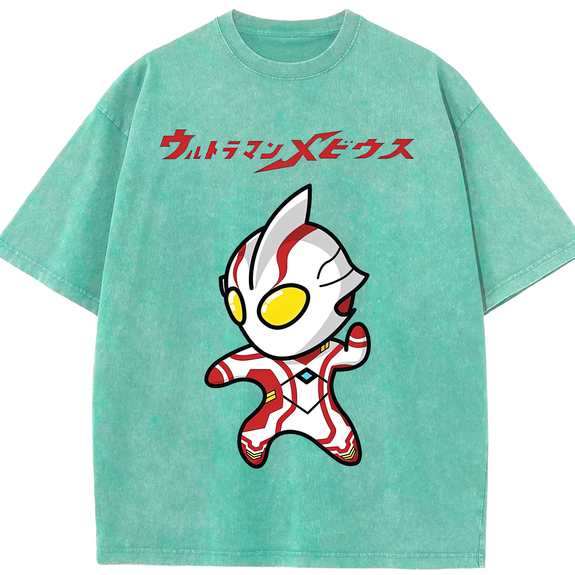 （画像用） ウルトラマン Ultraman 綿100% ヴィンテージ風 半袖Tシャツ（フロントプリント）